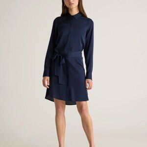 Silk Shirt Dress